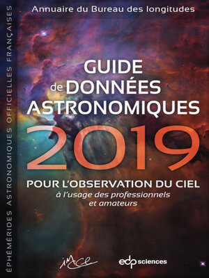 cover image of Guide de données astronomiques 2019